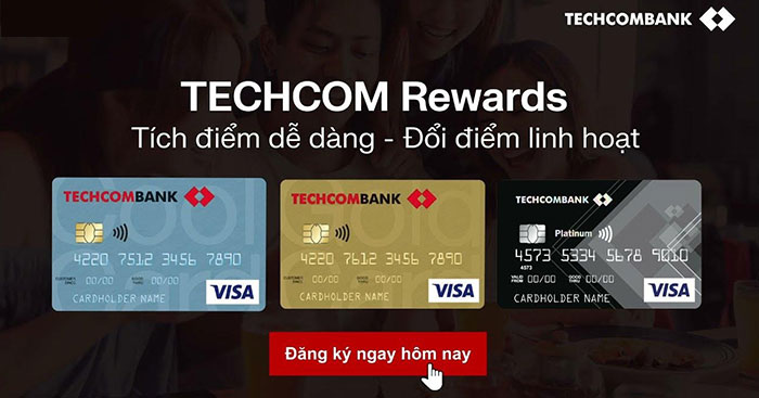 Hướng dẫn đổi điểm thưởng Techcombank Rewards