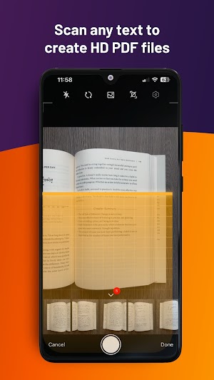 Foxit PDF Editor hỗ trợ scan bất kỳ văn bản nào để tạo thành file PDF HD