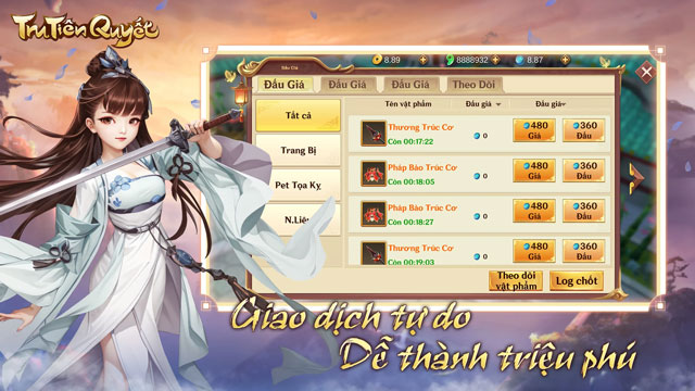 Giao dịch tự do - Dễ thành triệu phú
