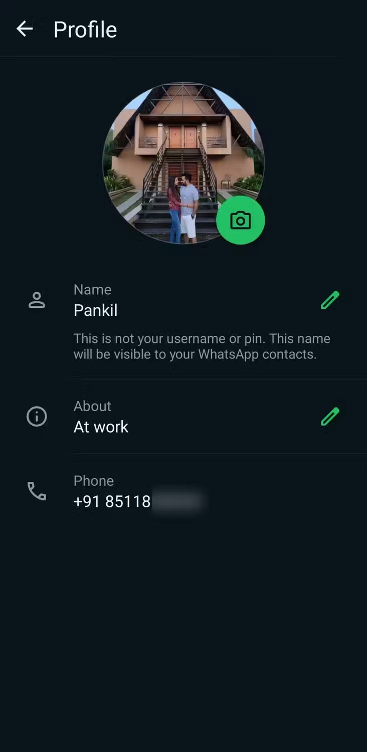Số điện thoại trên WhatsApp