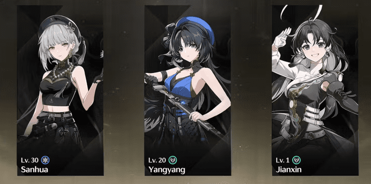 Đội hình cho Sanhua trong Wuthering Waves