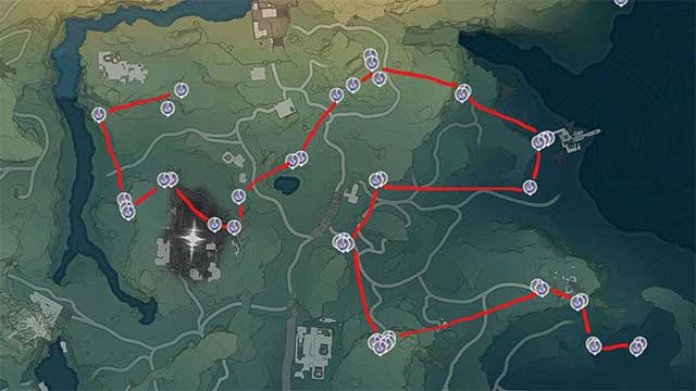 Central Plains chứa nhiều Fragipurple hơn Desorock Highland - khoảng 44 điểm quặng