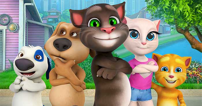 Talking Friends Cartoons for iOS là ứng dụng giải trí nổi bật của OutFit7