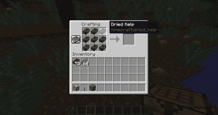 Khối tảo bẹ khô trong Minecraft