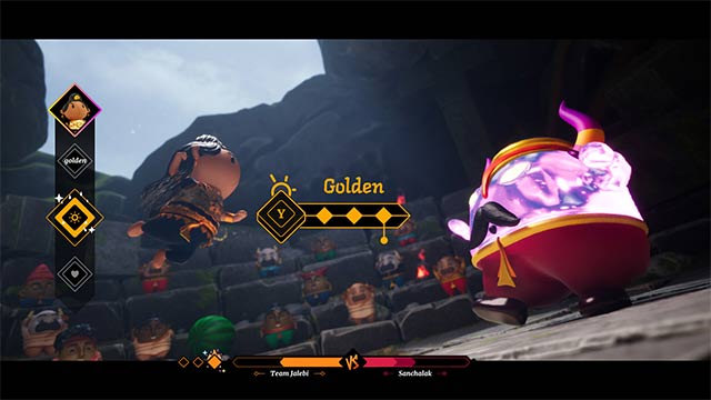 Game Aikyam nổi bật với hệ thống chiến đấu theo lượt đậm chất điện ảnh Bollywood