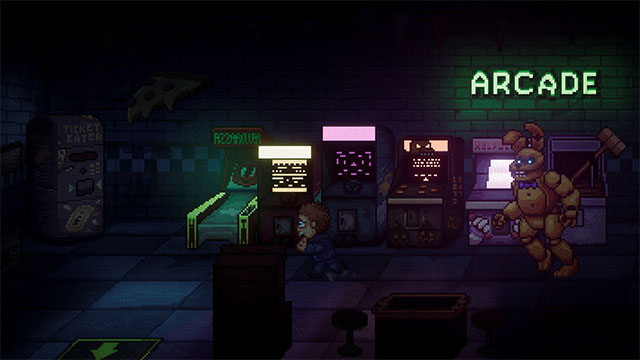 Lối chơi của FNaF: Into the Pit pha trộn giữa phiêu lưu kinh dị với giải đố và sinh tồn