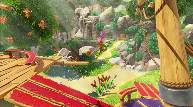 Yooka-Replaylee sở hữu lối điều khiển nâng cao - linh hoạt và dễ dàng hơn
