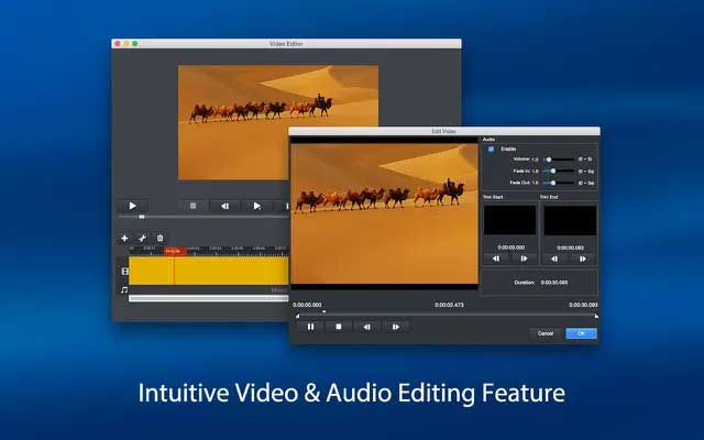 Chỉnh sửa tất cả các định dạng video và âm thanh