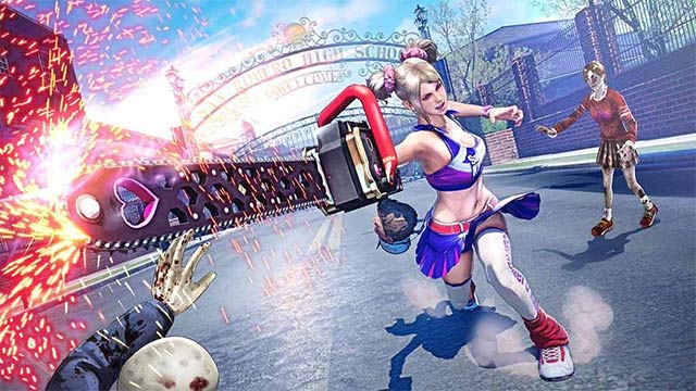 Lollipop Chainsaw RePOP vẫn giữ nguyên lối chơi phiêu lưu kết hợp hành động chặt chém hậu tận thế