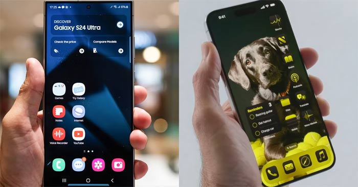 Tính năng Android trên iOS 18