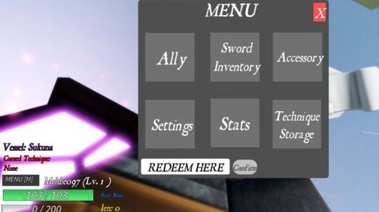 Code game Jujutsu Legacy