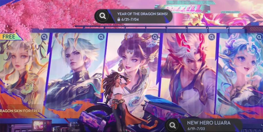 Sự kiện diễn ra trong Honor of King