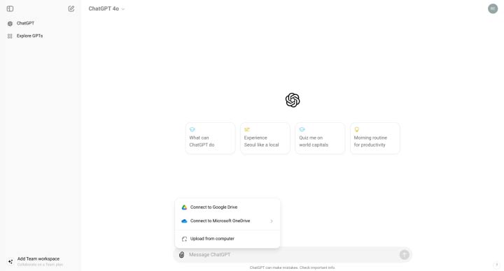 Cách tải ảnh lên ChatGPT