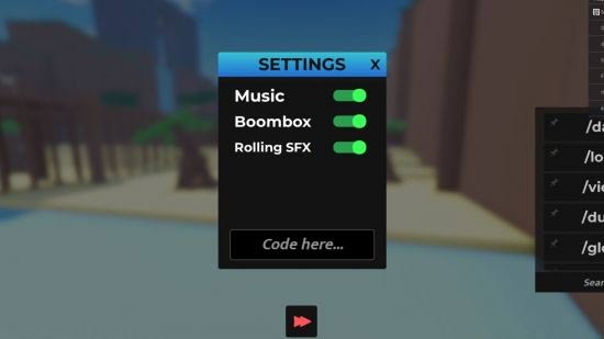 Màn hình đổi code Admin RNG