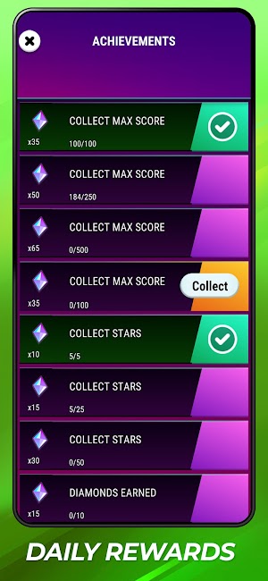 Nhận các phần thưởng phong phú hàng ngày