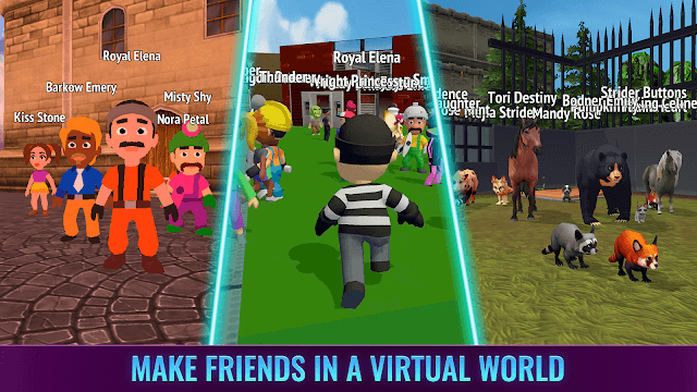 Vui chơi và kết bạn trong thế giới ảo của game World of Sim: Play Together