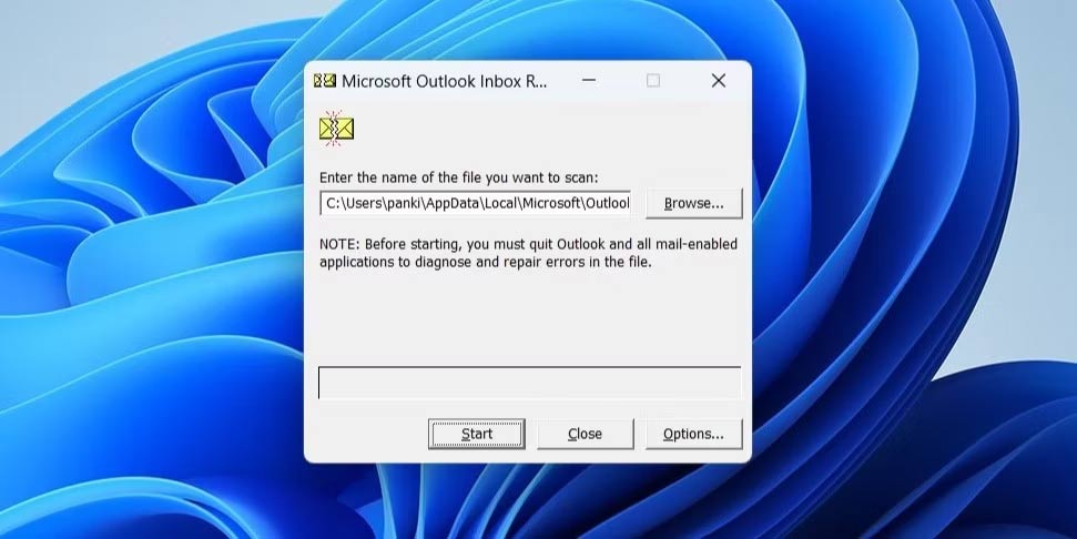 Sửa lỗi không mở được Outlook trên Windows