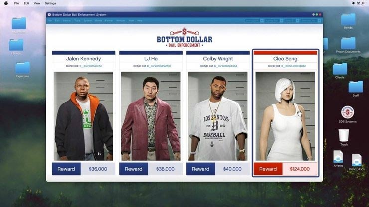 Nhiệm vụ săn thưởng trong GTA Online