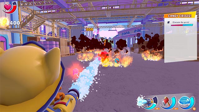 Thực hiện các nhiệm vụ chữa cháy và cứu hộ trong game Leo: The Firefighter Cat