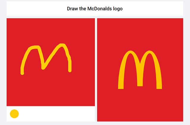 Vẽ lại các logo mang tính biểu tượng bằng cách vận dụng trí nhớ của bạn