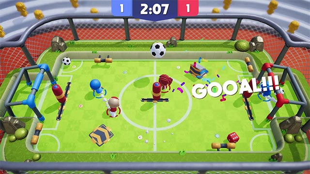 Soccer Party là game bóng đá phong cách đấu trường hỗn loạn nhưng vui vẻ