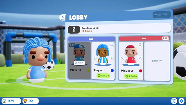 Mời bạn bè cùng hợp tác hoặc cạnh tranh với nhau trong Soccer Party game