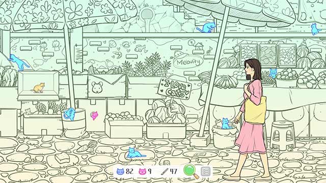 Lots of Cats in Every Moment là game tìm mèo ẩn trong câu chuyện tình yêu ngọt ngào
