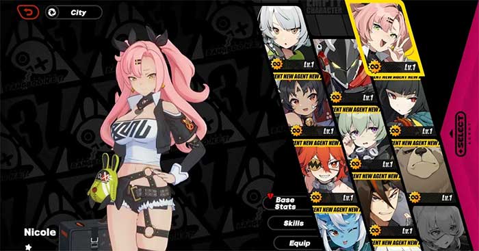 Nicole, Anby và Billy là ba nhân vật mà game thủ sẽ nhận được ngay từ đầu