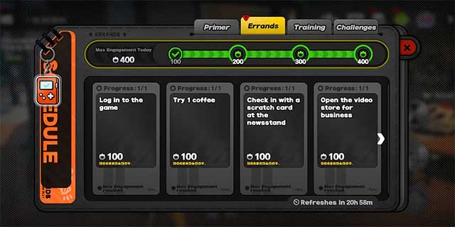 Tận dụng các nhiệm vụ và sự kiện hàng ngày