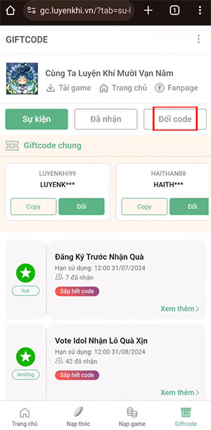 code Cung Ta Luyen Khi Muoi Van Nam 1*479108