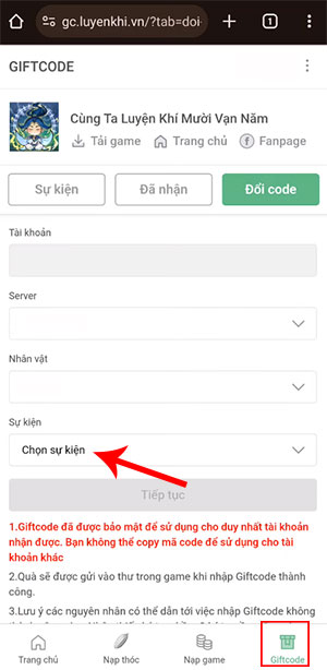 code Cung Ta Luyen Khi Muoi Van Nam 2*479107