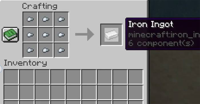 Chế tạo sắt trong Minecraft