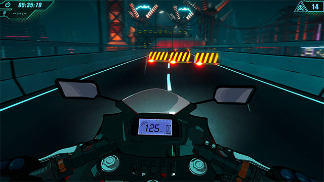 Vượt chướng ngại vật, chạy trốn cảnh sát và chinh phục 20 level trong Moto Rush Reborn
