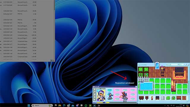 Xem các B.I.T chiến đấu và thu thập vật phẩm trên Desktop