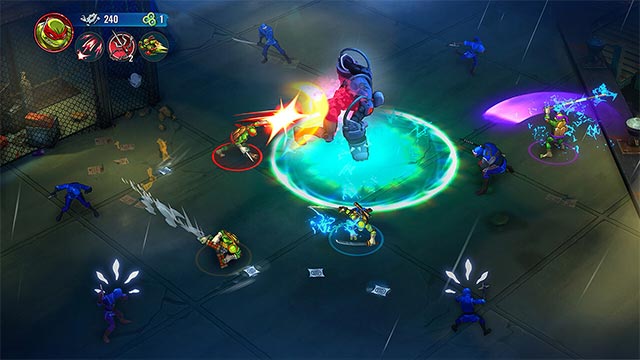 TMNT: Splintered Fate nổi bật với các trận chiến cường độ cao và đánh boss khủng