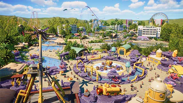 Xây dựng công viên giải trí theo 4 chủ đề trong Planet Coaster 2
