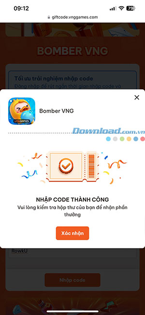 code Bomber VNG 4*479855
