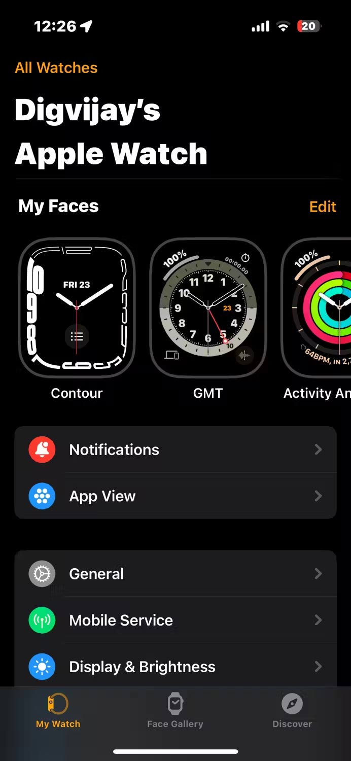 Cài đặt Apple Watch