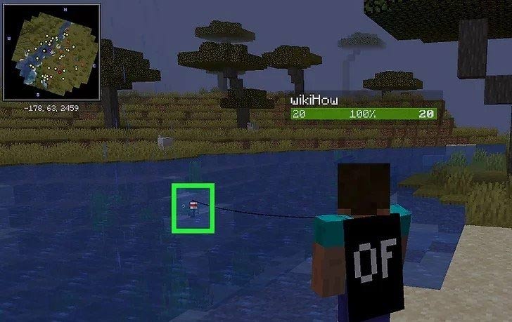 Câu cá trong Minecraft