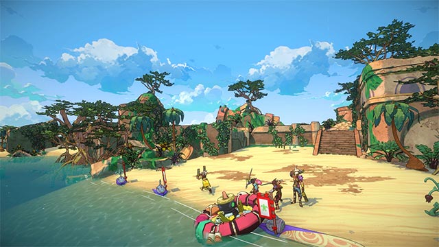 Surfpunk là sự kết hợp giữa game lướt sóng với chặt chém và cướp bóc cường độ cao