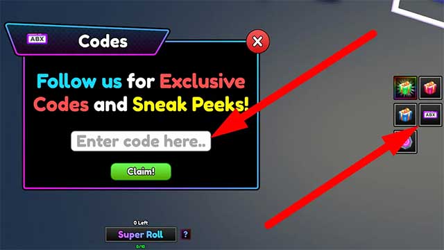 Nhập code vào hộp văn bản có đòng chữ Enter code here.