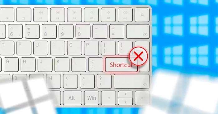 Tắt hotkey trên Windows 10