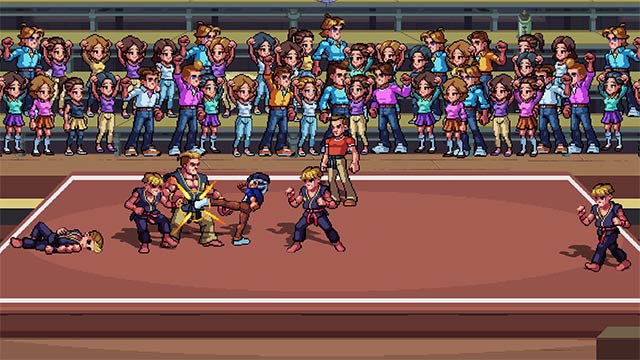 The Karate Kid: Street Rumble là game võ thuật đường phố lấy cảm hứng từ series phim Cậu bé Karate