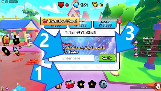 Làm theo các bước đánh số đơn giản để đổi code Sword Warrior Simulator