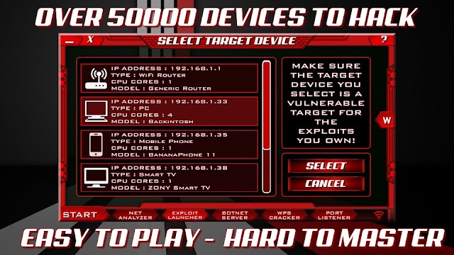 The Lonely Hacker có tới 50000 thiết bị để bạn hack