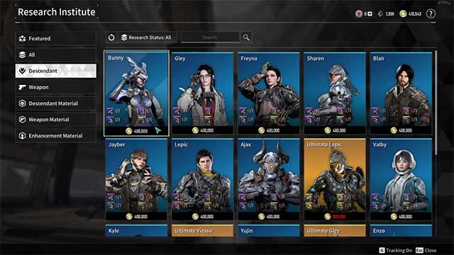 Thử nghiệm với nhiều Descendant