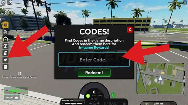 Sao chép mã từ danh sách trên và dán vào trường Enter Code để nhận thưởng