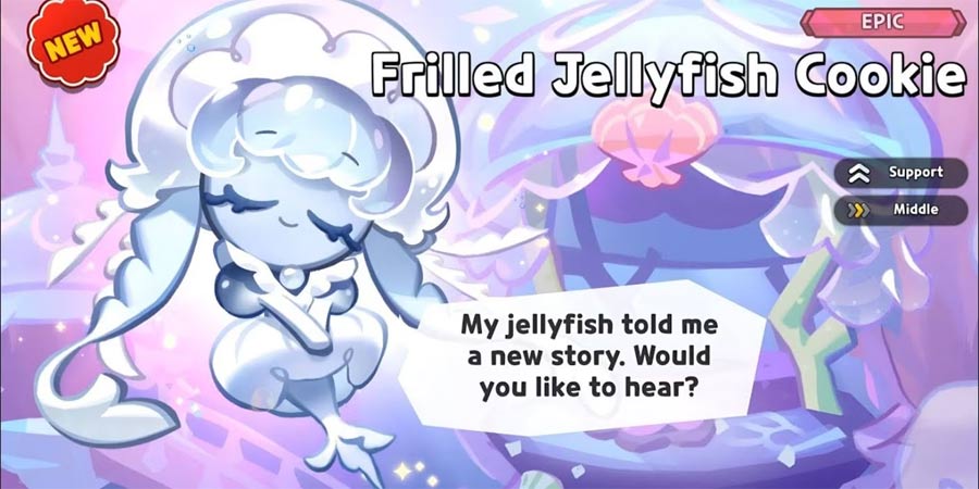 Frilled Jellyfish Cookie
