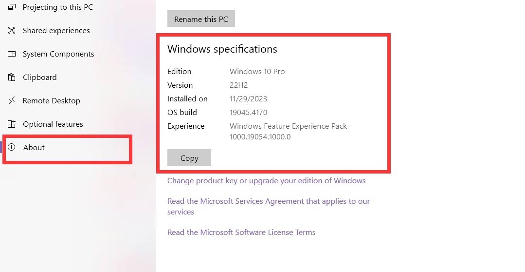 Đổi lại tên PC trên Windows