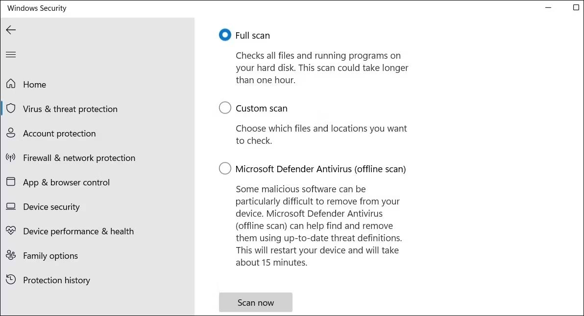 Sửa lỗi file trên Windows 10